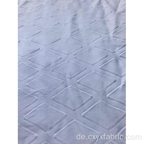 check 3d emboss polyester microfiber fabric